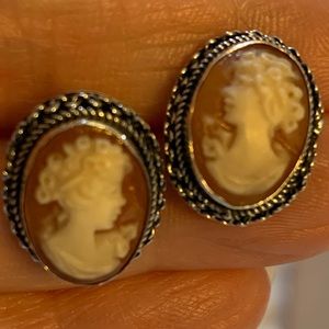 Vintage Cameo Earrings